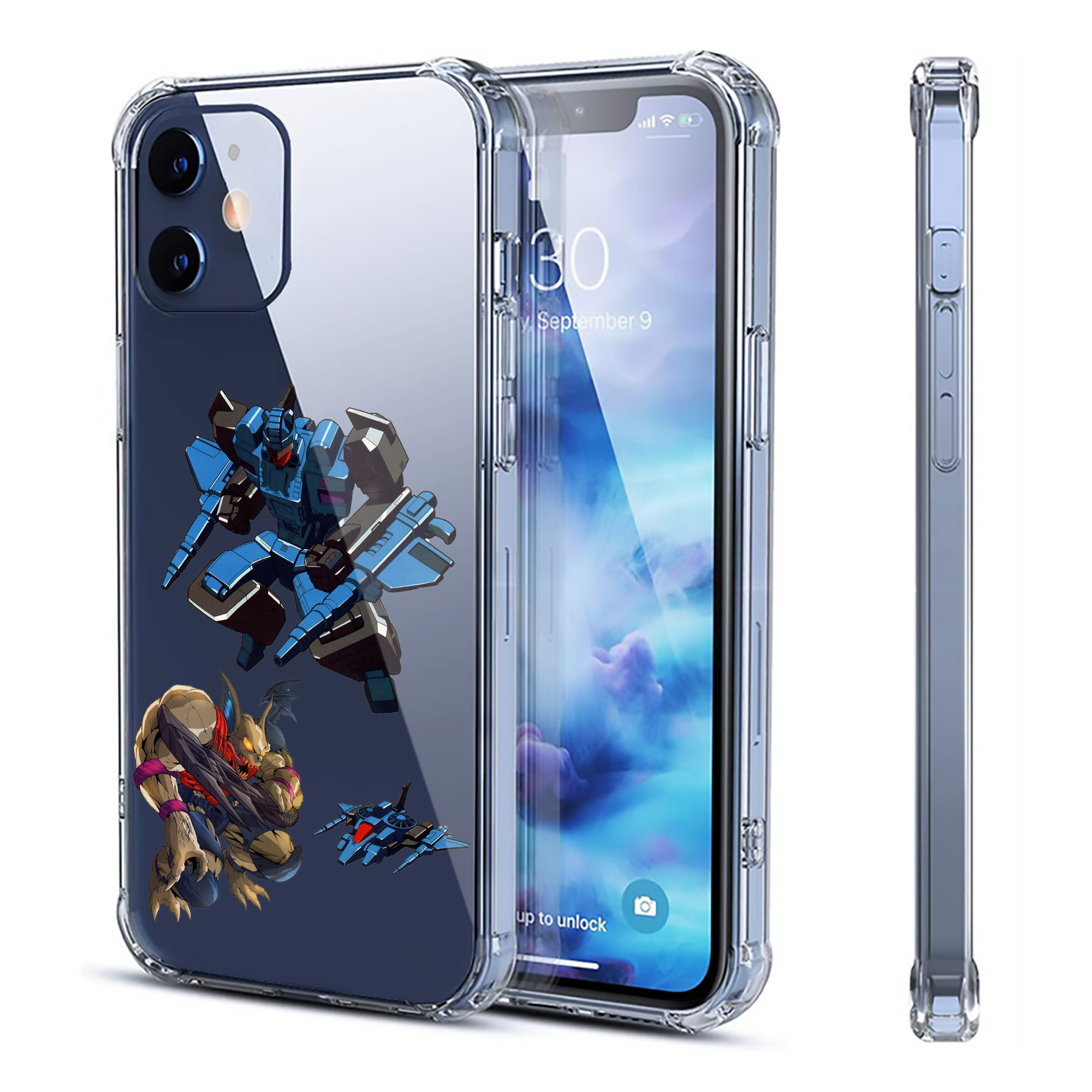 （画像用）  【iPhone 12シリーズ対応】透明スマホケース（クリアソフトケース）